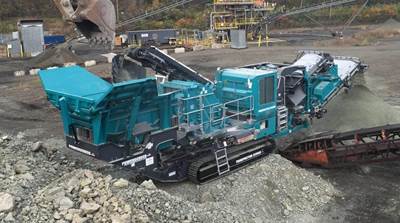 Powerscreen Trakpactor 320SR Horizontal Shaft Impact Crusher