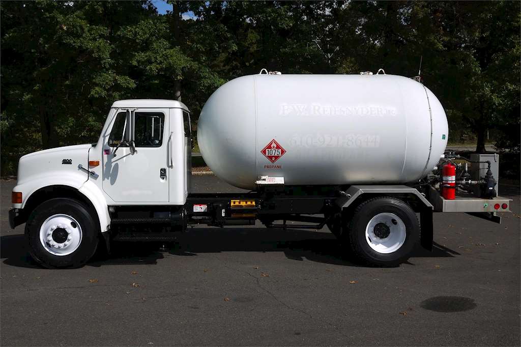1999 International 4900 LPG Tank Truck For Sale, 208,429 Miles