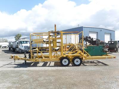 Sweetwater Metal Products Tandem Axle Cable Reel Trailer