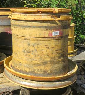 Caterpillar Tire & Rim 2137569 for a CAT 615C