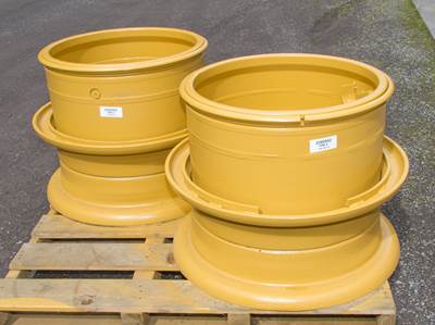 Caterpillar Tire & Rim 2280902 for a CAT 14M,16M