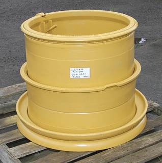 Caterpillar Tire & Rim 9J3133 for a CAT 613B,23.5