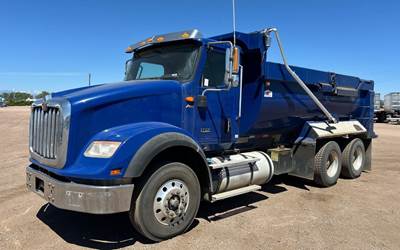 International HX Dump Truck - A26 450HP, Automatic, 16' Dump