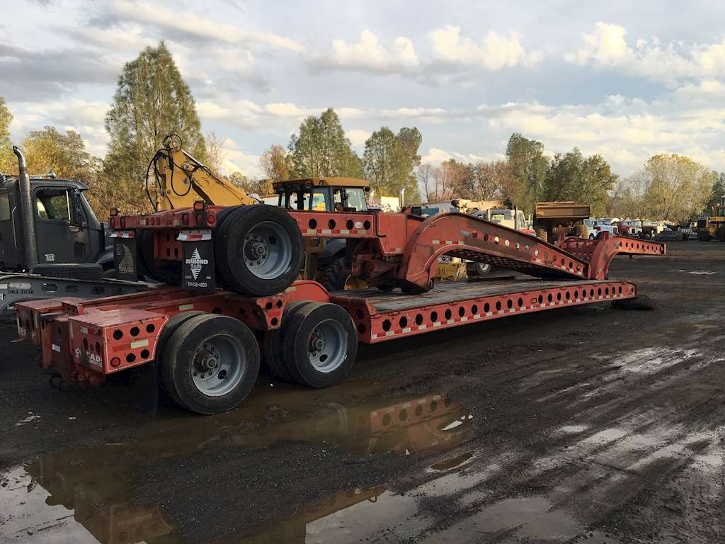 1984 Cozad 65 TON 2+1 Lowboy Trailer For Sale Redding, CA