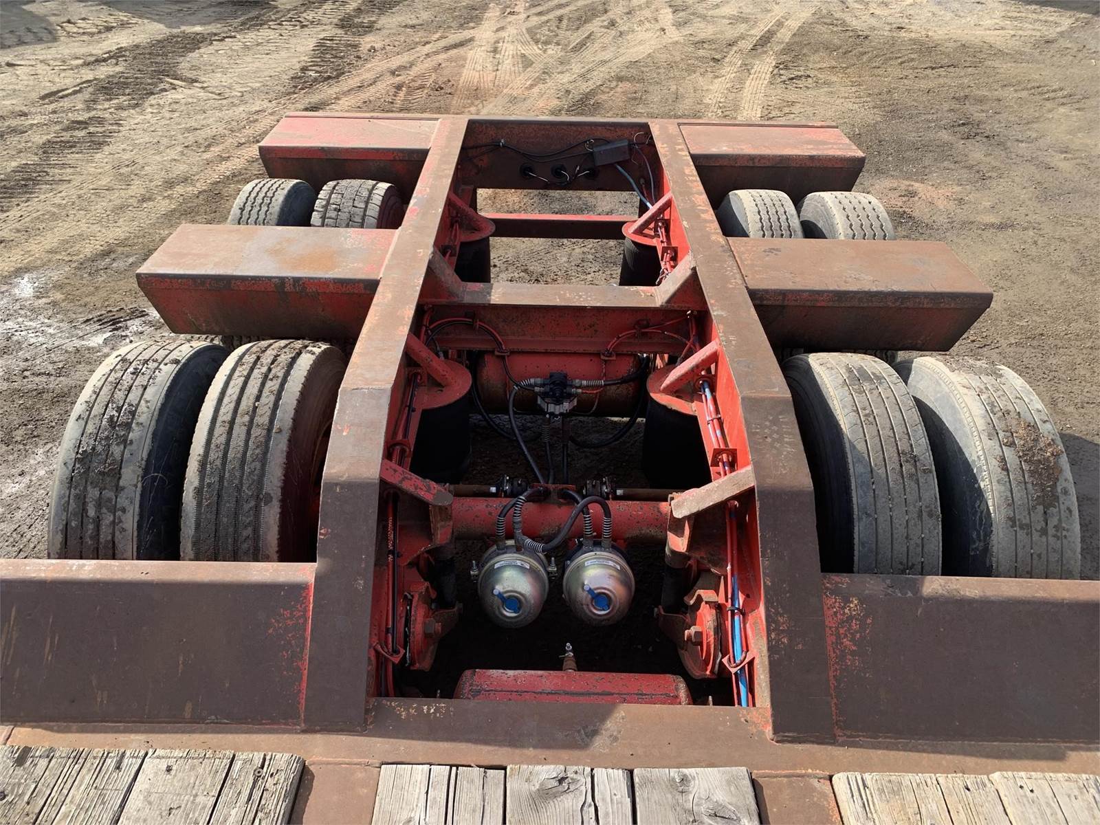 1998 Trail King TK70HDG Lowboy Trailer For Sale Redding, CA Mittry