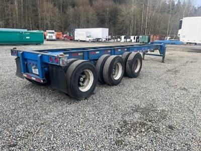 CIMC 40x96 Tri Axle Steel Container Chassis - Spring, Fixed Axle
