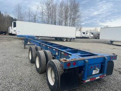 CIMC 40x96 Tri Axle Steel Container Chassis - Spring, Fixed Axle