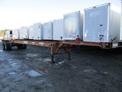 CIMC 45x96 Tandem Axle Steel Container Chassis - Spring, Fixed Axle