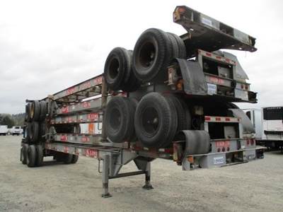 Cheetah 40x96 Tandem Axle Steel Container Chassis - Spring, Fixed Axle