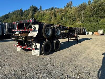 De Lucio USA 40x96 Tandem Axle Container Chassis - Air Ride, Fixed Axle