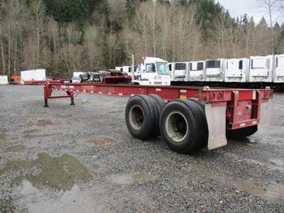 Hyundai 45x96 Tandem Axle Steel Container Chassis - Spring, Fixed Axle