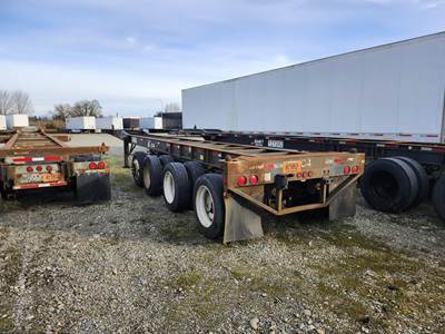 Pratt SUPER CHASSIS - HAULS 40'-45'-48' CONTAINERS Tri Axle Container Chassis, Spring, Fixed Axle