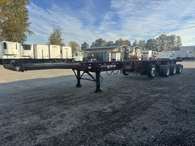 RAJA 46ft Quad Axle Container Chassis - Spring, Fixed Axle