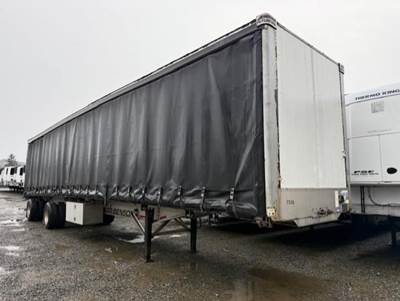 Benson 48x102 Tandem Axle Aluminum Curtain Side Trailer - Air Ride, Sliding Axle