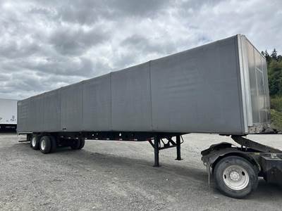 Manac 53x102 Tandem Axle Combination Curtain Side Trailer - Air Ride, Sliding Axle