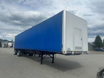 2008 UTILITY 48x102 Tandem Axle Combination Curtain Side Trailer - Air Ride, Fixed Spread Axle