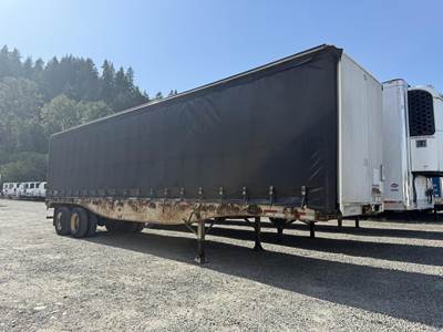 UTILITY 40x102 Tandem Axle Steel Curtain Side Trailer - Spring, Fixed Axle