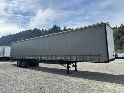 2015 UTILITY 53x102 Tandem Axle Combination Curtain Side Trailer - Air Ride, Sliding Axle