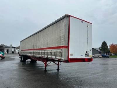 UTILITY 53x102 Tandem Axle Combination Curtain Side Trailer - Air Ride, Sliding Axle