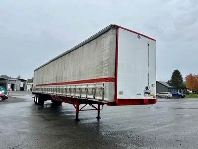 UTILITY 53x102 Tandem Axle Combination Curtain Side Trailer - Air Ride, Sliding Axle