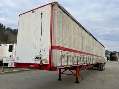 UTILITY 53x102 Tandem Axle Combination Curtain Side Trailer - Air Ride, Sliding Axle
