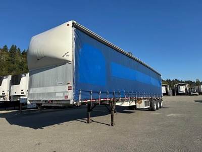 Western 48x102 Tri Axle Curtain Side Trailer - Air Ride, Fixed Axle