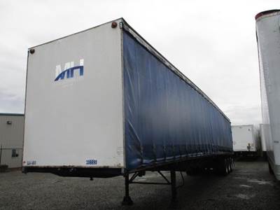 Western 56x102 Quad Axle Combination Curtain Side Trailer - Spring, Fixed Axle