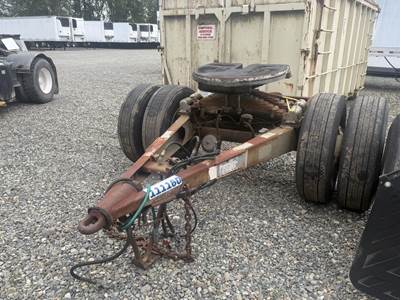 Silver Eagle Single Axle Steel Dolly Trailer - Spring, Fixed Axle