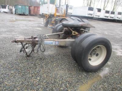 Silver Eagle Single Axle Steel Dolly Trailer - Spring, Fixed Axle
