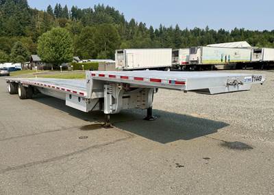 Extreme 53x102 Aluminum Drop Deck Trailer - Air Ride, Sliding Spread Axle