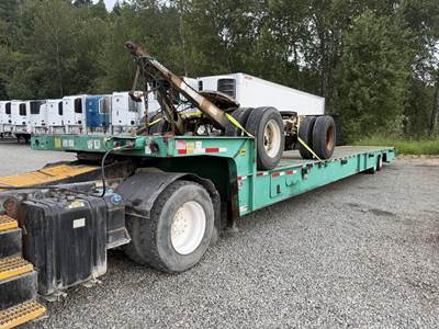 2002 Trail King 53x102 Steel Drop Deck Trailer - Air Ride, Fixed Axle