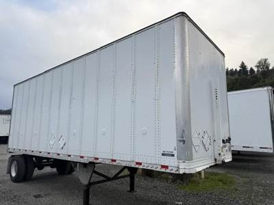 2017 1011908-D 28 ft Dry Van Trailer - Roll up Door, Spring, Single Axle, Fixed Axle