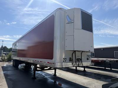 Fruehauf 51 ft Dry Van Trailer - Roll up Door, Spring, Sliding Axle