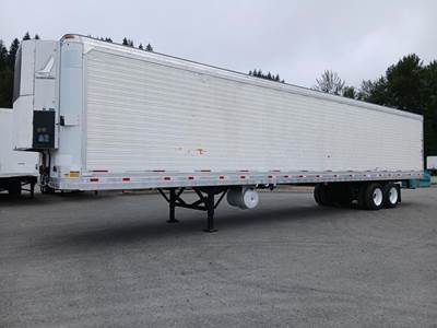 Fruehauf 51 ft Dry Van Trailer - Roll up Door, Spring, Sliding Axle