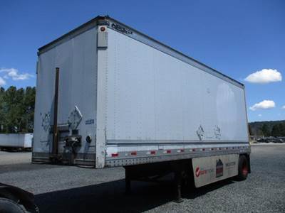 Great Dane 28 ft Dry Van Trailer - Roll up Door, Spring, Single Axle, Fixed Axle