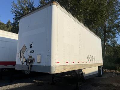 Great Dane 28 ft Dry Van Trailer - Roll up Door, Spring, Single Axle, Fixed Axle