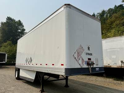 Great Dane 28 ft Dry Van Trailer - Roll up Door, Spring, Single Axle, Fixed Axle