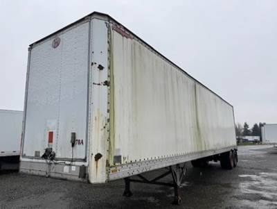 1986 Great Dane 45 ft Dry Van Trailer - Swing Door, Spring, Fixed Axle