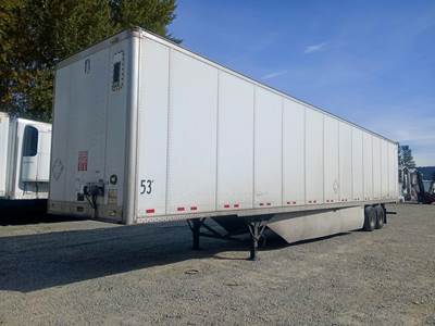 2013 Great Dane 53 ft Dry Van Trailer - Roll up Door, Air Ride, Sliding Axle