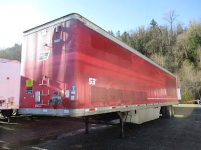 Great Dane 53 ft Dry Van Trailer - Swing Door, Air Ride