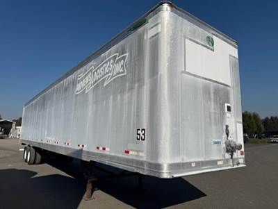 Great Dane 53 ft Dry Van Trailer - Roll up Door, Air Ride, Sliding Axle