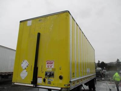 Hyundai 28 ft Dry Van Trailer - Roll up Door, Air Ride, Single Axle, Fixed Axle