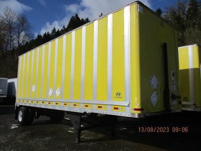 Hyundai 28 ft Dry Van Trailer - Roll up Door, Air Ride, Single Axle, Fixed Axle