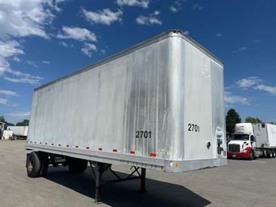 Hyundai 28 ft Dry Van Trailer - Roll up Door, Spring, Single Axle, Fixed Axle