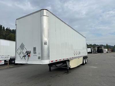 Hyundai 35 ft Dry Van Trailer - Roll up Door, Spring, Liftgate, Fixed Axle