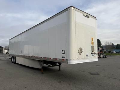 Hyundai 53 ft Dry Van Trailer - Swing Door, Air Ride, Sliding Axle