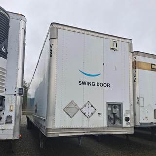 Hyundai 53 ft Dry Van Trailer - Swing Door, Spring, Sliding Axle