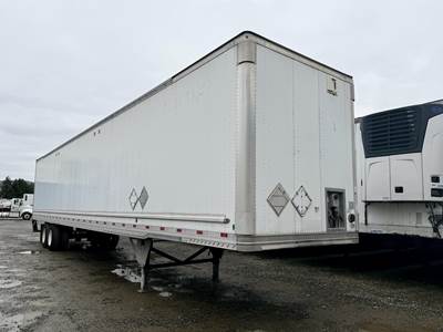 Hyundai 53 ft Dry Van Trailer - Swing Door, Spring, Sliding Axle