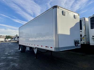 Hyundai 28 ft Dry Van Trailer - Roll up Door, Spring, Liftgate, Single Axle, Fixed Axle