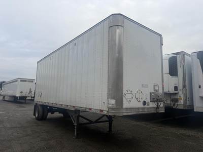 Hyundai 28 ft Dry Van Trailer - Roll up Door, Spring, Single Axle, Fixed Axle